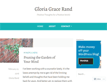 Tablet Screenshot of gloriarand.wordpress.com