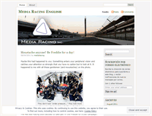 Tablet Screenshot of mediaracingenglish.wordpress.com