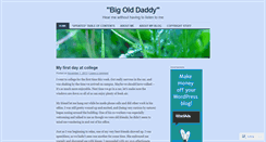 Desktop Screenshot of bigolddaddy.wordpress.com