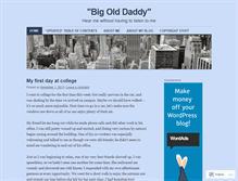 Tablet Screenshot of bigolddaddy.wordpress.com