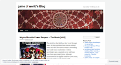 Desktop Screenshot of playgame24.wordpress.com