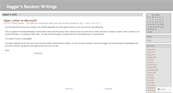 Desktop Screenshot of dagger32.wordpress.com