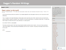 Tablet Screenshot of dagger32.wordpress.com