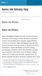 Mobile Screenshot of blogs.bancdebinaryfaq.wordpress.com