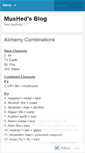 Mobile Screenshot of mushed.wordpress.com