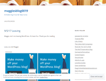 Tablet Screenshot of maggiesblog0019.wordpress.com