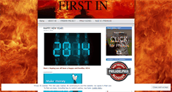 Desktop Screenshot of firstin.wordpress.com