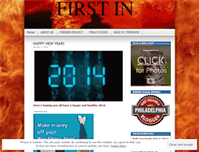 Tablet Screenshot of firstin.wordpress.com