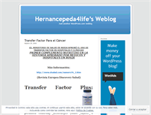 Tablet Screenshot of hernancepeda4life.wordpress.com