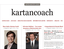 Tablet Screenshot of kartancoach.wordpress.com