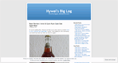 Desktop Screenshot of hywelsbiglog.wordpress.com