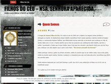 Tablet Screenshot of filhosdoceu2010.wordpress.com