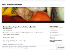 Tablet Screenshot of pellafarmersmarket.wordpress.com