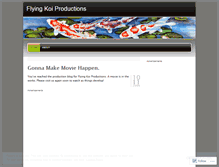 Tablet Screenshot of flyingkoi.wordpress.com