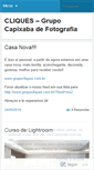 Mobile Screenshot of grupocliques.wordpress.com