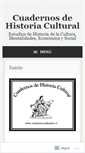 Mobile Screenshot of cuadernosdehistoriacultural.wordpress.com