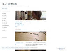 Tablet Screenshot of feathermoon.wordpress.com