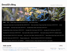 Tablet Screenshot of dona32.wordpress.com