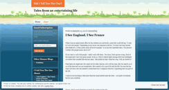 Desktop Screenshot of diditellyoutheone.wordpress.com