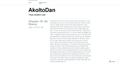Desktop Screenshot of akoitodan.wordpress.com