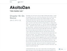 Tablet Screenshot of akoitodan.wordpress.com
