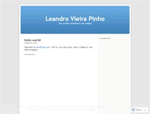 Tablet Screenshot of leandro.wordpress.com