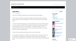 Desktop Screenshot of andreamaxand.wordpress.com