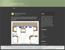 Tablet Screenshot of mylittlegreenhouse.wordpress.com