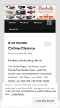 Mobile Screenshot of flatshoesmurah.wordpress.com