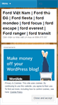 Mobile Screenshot of fordthudo.wordpress.com