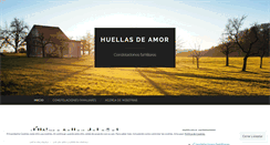 Desktop Screenshot of huellasdeamor.wordpress.com