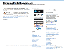Tablet Screenshot of managingdigitalconvergence.wordpress.com