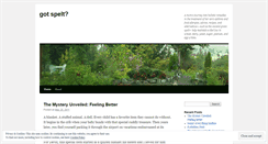 Desktop Screenshot of gotspelt.wordpress.com