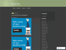 Tablet Screenshot of chamara.wordpress.com