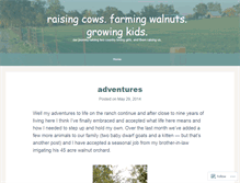 Tablet Screenshot of cowswalnutskids.wordpress.com