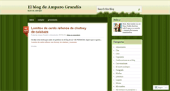 Desktop Screenshot of amparograndio.wordpress.com