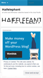 Mobile Screenshot of halfelephant.wordpress.com