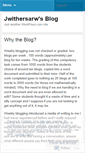 Mobile Screenshot of jwithersarw.wordpress.com
