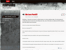 Tablet Screenshot of flopguru.wordpress.com