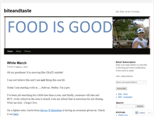 Tablet Screenshot of biteandtaste.wordpress.com