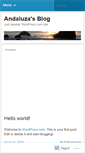Mobile Screenshot of andaluza.wordpress.com