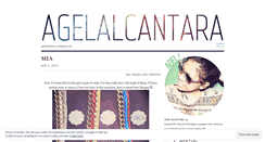 Desktop Screenshot of agelalcantara.wordpress.com