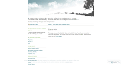 Desktop Screenshot of oirul.wordpress.com