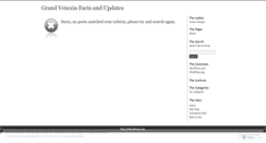 Desktop Screenshot of grandveneziaowners.wordpress.com