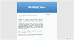 Desktop Screenshot of danialzaili.wordpress.com