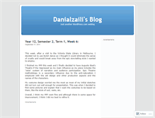 Tablet Screenshot of danialzaili.wordpress.com