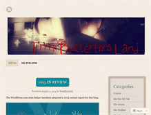 Tablet Screenshot of freakbutterfly.wordpress.com