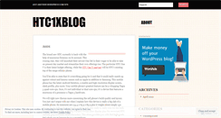 Desktop Screenshot of htc1xblog.wordpress.com