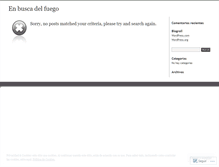 Tablet Screenshot of enbuscadelfuego.wordpress.com