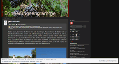 Desktop Screenshot of erinnerungsengramme.wordpress.com